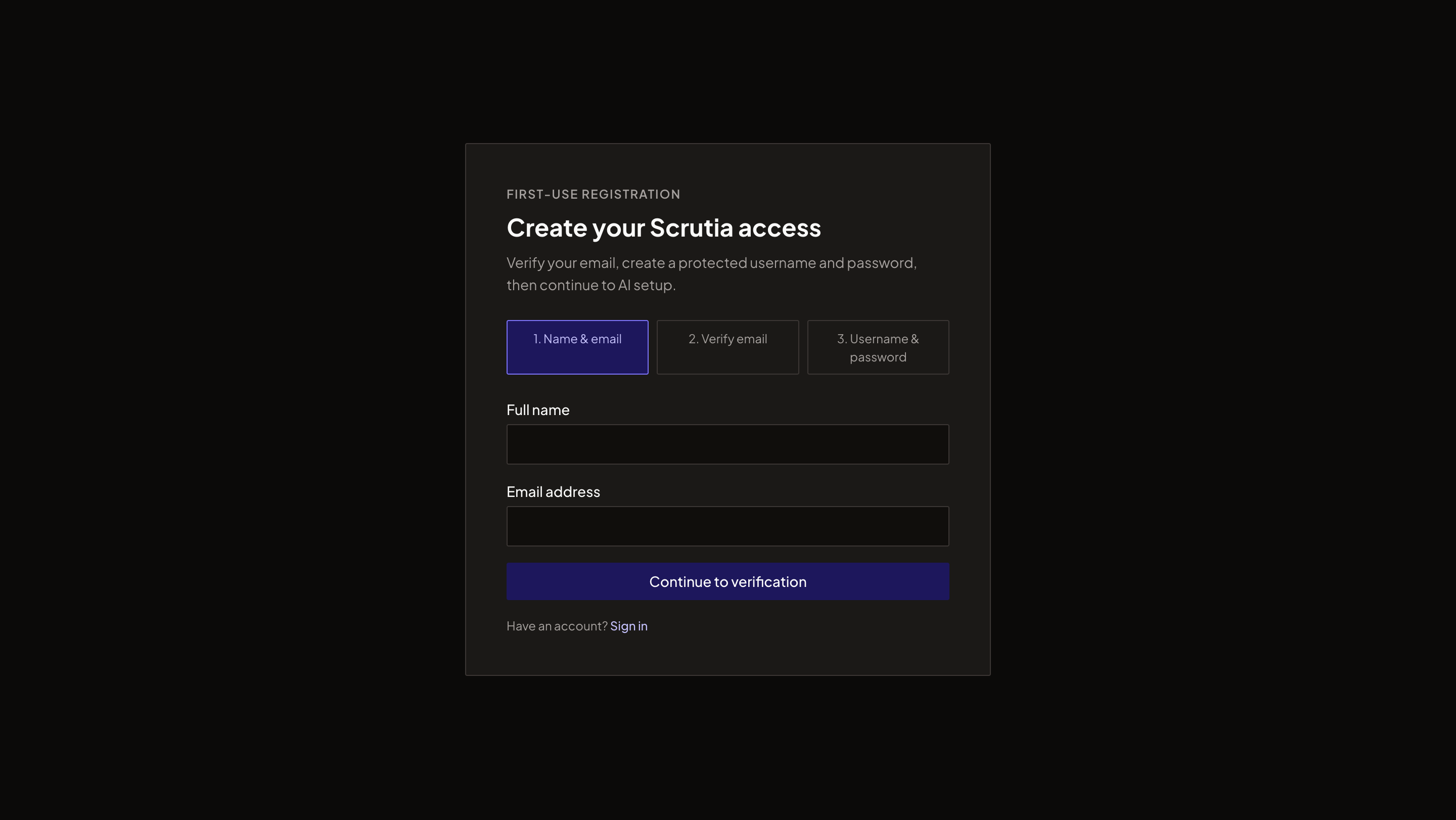 Scrutia critical violation finding